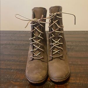 Timberland Women's Brown Lace-Up Boots